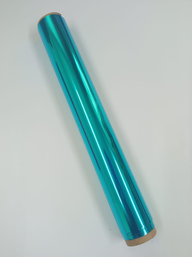 Rollo De Foil Reactivo A T ner Azul Turquesa Scrapfer Rollo De Foil Reactivo A T ner Azul Turquesa Scrapfer