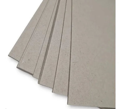 Paquete de cartón gris o de agua 1/4 Oficio (18cm x 11cm) 10 pares