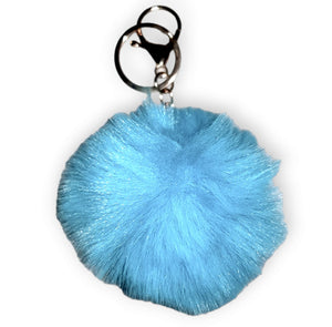 Llaveros de peluche de colores