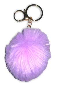 Llaveros de peluche de colores