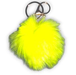Llaveros de peluche de colores