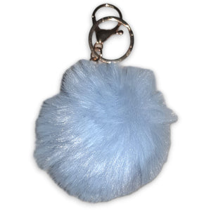 Llaveros de peluche de colores
