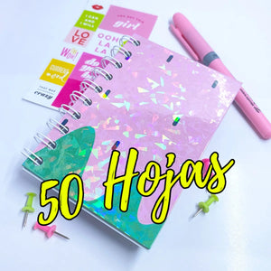 PROMO de 50 hojas de laminado holográfico tamaño A4 estilo (VIDIRIOS ROTOS)
