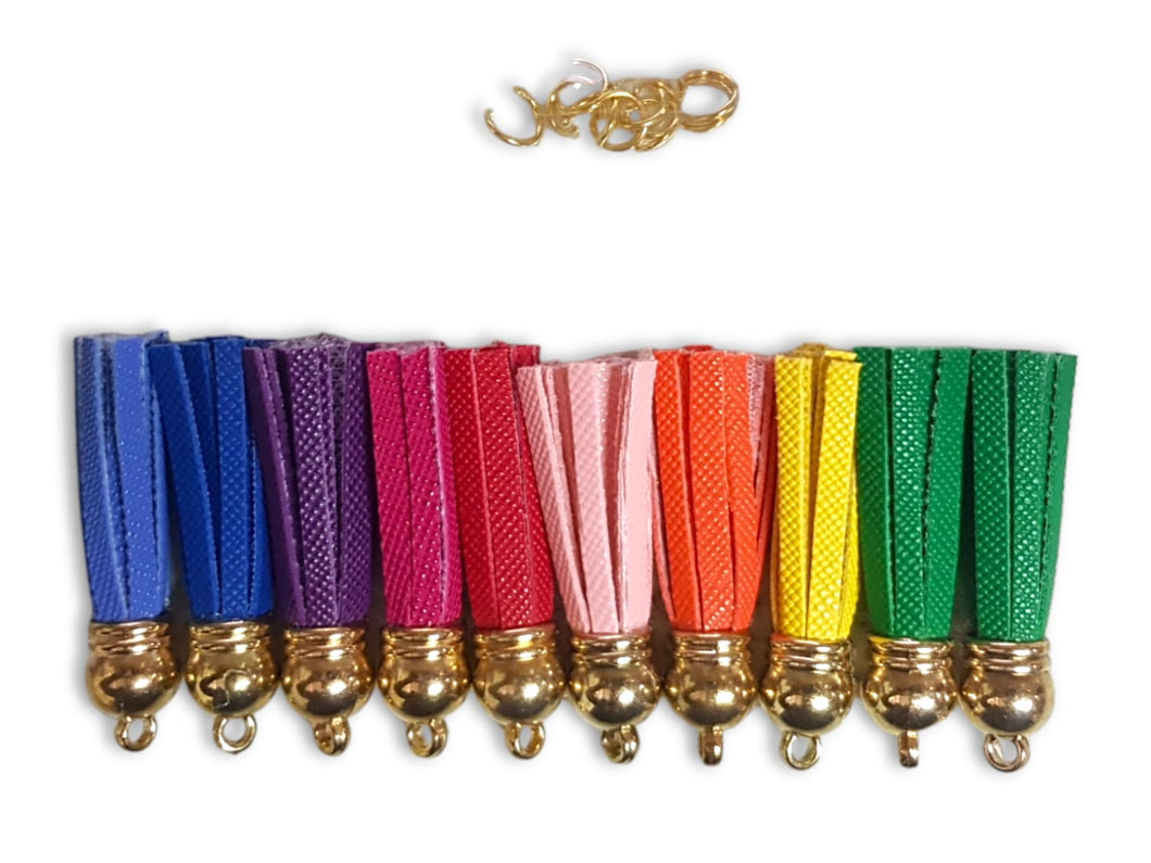 Tassels o motitas de 10 colores distintos