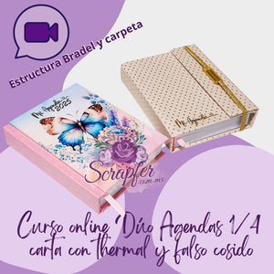 Curso online de agendas 1/4 carta con Thermal