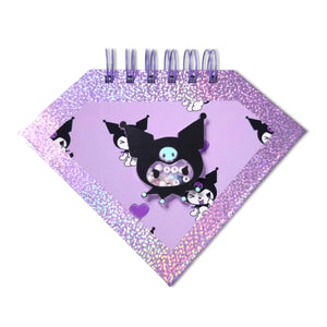 Kit extra libreta diamante "Kuromi"