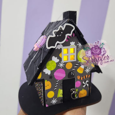 Curso de casita Halloween, incluye kit