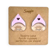Reglita para forrar esquinas perfectas con vinipiel color (ROSA PASTEL)