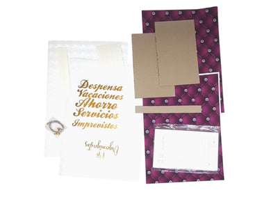 Kit de organigastos 2025 (MORADO OSCURO) CON CURSO