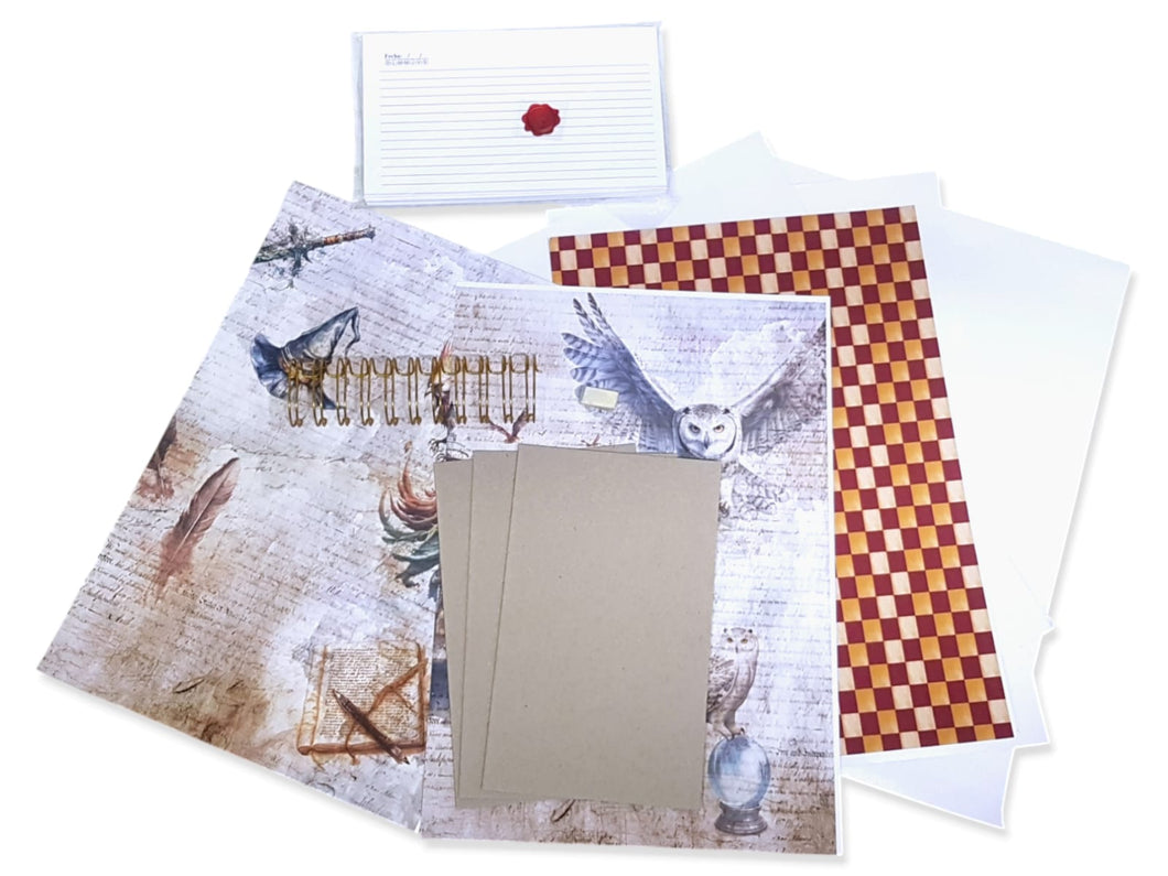 Kit de libreta de harry potter carta de aceptación de Hogwarts