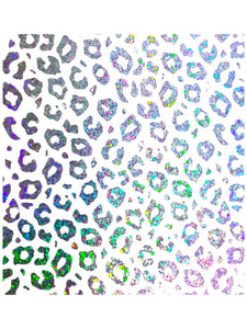 1m de Vinil Premium estilo (Animal print efecto tornasol)