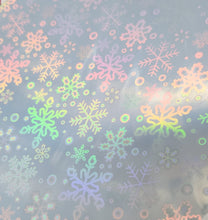 Vinil plata tornasol INKJET CARTA modelo (Copos de nieve)