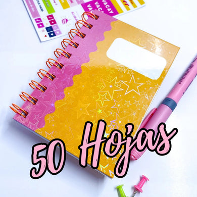 PROMO de 50 hojas de laminado holográfico tamaño A4 estilo (LAS ESTRELLAS)