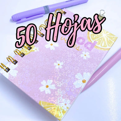 PROMO de 50 hojas de laminado holográfico tamaño A4 estilo (FLORES DE CEREZO)
