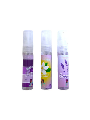 3 Mini fragancias de 5ml para libretas