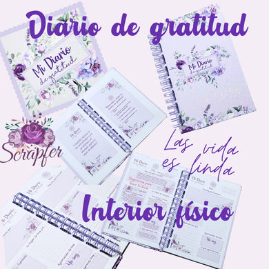 Diario de gratitud 50 hojas de 90gr