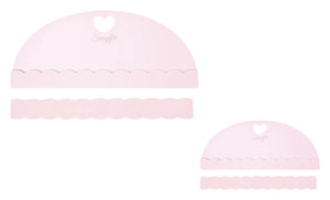 Combo de 2 plegaderas mediana y mini color (ROSA)