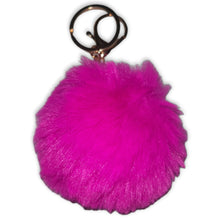 Llaveros de peluche de colores