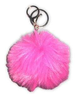 Llaveros de peluche de colores