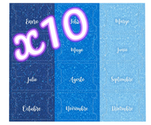 Pestaña laminada y cortada estilo (Azul solido marino)