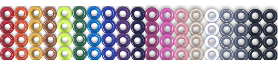 80 Eyelets surtidos