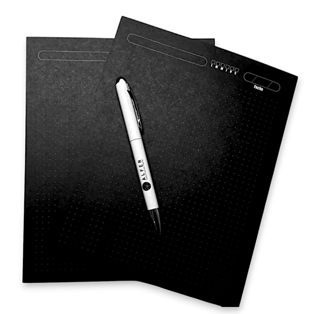 Interior para libretas de media carta 