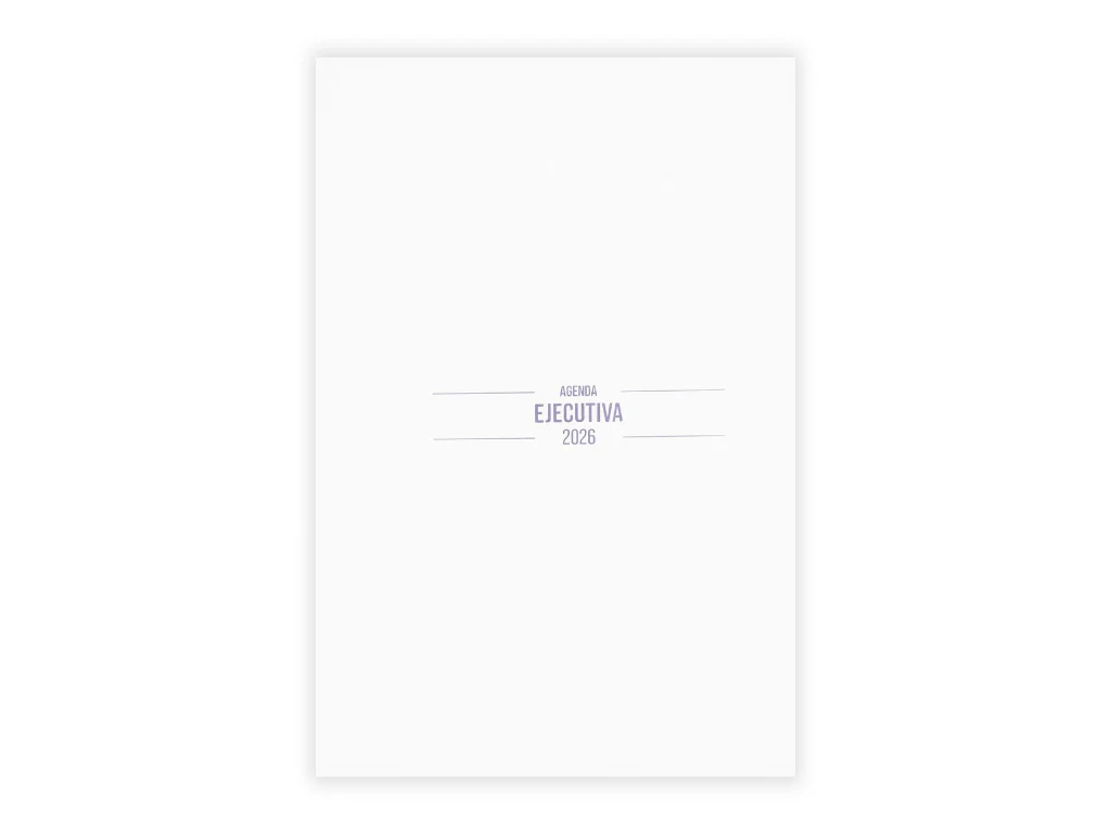 PRE VENTA DE AGENDA EJECUTIVA 2026 1/2 Carta PREMIUM ! (SIN PERFORAR)