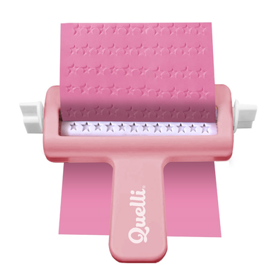 CORRUGADORA DE PAPEL ESTRELLAS BI-COLOR ROSA QUELLI