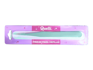 PINZAS PARA DEPILAR QUELLI COLOR (AZUL MENTA)