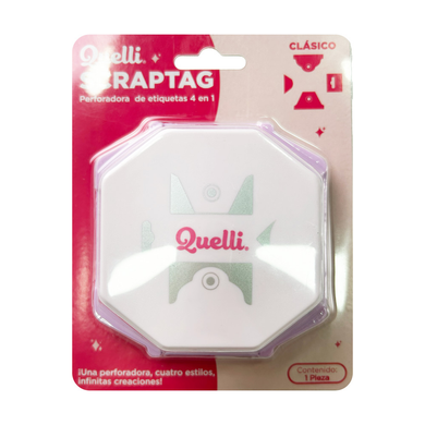 PERFORADORA 4 EN 1 ETIQUETAS CLÁSICO QUELLI