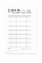 Agendas 1/4 de carta (Madagascar) (Sin perforar)