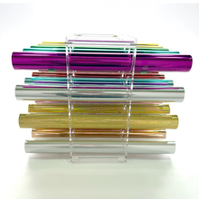 Organizador de 20 rollos acrílico traslucido