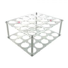 Organizador de 20 rollos acrílico traslucido