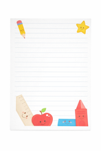Trio de Interiores estilo escolar 1/4 de carta  100 hojas 90gr