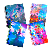 4 Kits de libretas de Mario Galaxy
