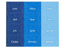 Pestaña laminada y cortada estilo (Azul solido marino)