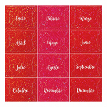 Pestaña laminada y cortada estilo (Rojos solidos)