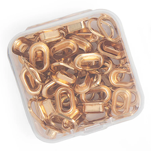 We R Crop-A-Dile Oval Eyelets, 50 pack (DORADOS) + We R Makers Oval Crop-A-Dile Punch and Eyelet Setter