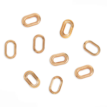 We R Crop-A-Dile Oval Eyelets, 50 pack (DORADOS) + We R Makers Oval Crop-A-Dile Punch and Eyelet Setter