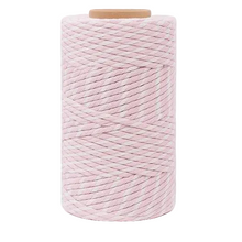 Cuerda de algodón +-1.0mm x 60m x 70gr "Wiede" (Color a escojer)