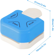Perforadora de esquinas 3 en 1 R4/R7/R10mm cortador de esquinas redondas para manualidades de tarjetas álbum de recortes papel de envolver pegatina P