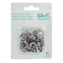 Silver Oval Eyelets / Ojillos Ovalados Plateados