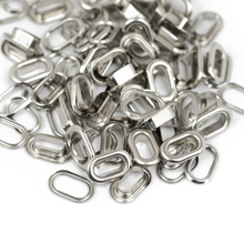 Silver Oval Eyelets / Ojillos Ovalados Plateados
