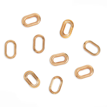 Gold Oval Eyelets / Ojillos Ovalados Dorados