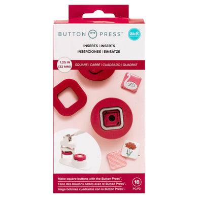 Button Press Insert Square (31mm) Adaptador cuadrado We R Memory Keepers