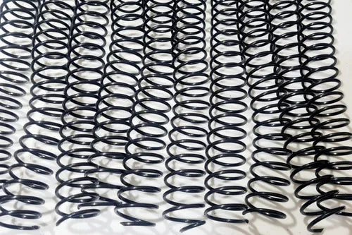 Arillos Espirales de plástico Negro De Plástico 1