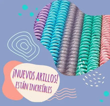 Arillos Espirales De Plástico 5/8" Elegir a Color