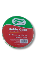 Cinta adhesiva doble capa 24mm x 50m (1" Pulgada)