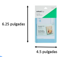 4425-4030 HOJA TRANSPORTADORA PARA TARJETAS 4.5 X 6.25 PULG CRICUT JOY