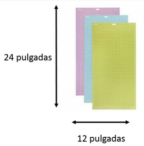 4425-1525 3 HOJA TRANSPORTADORA PARA CORTE VARIOS PESOS 12X24 PULG CRICUT